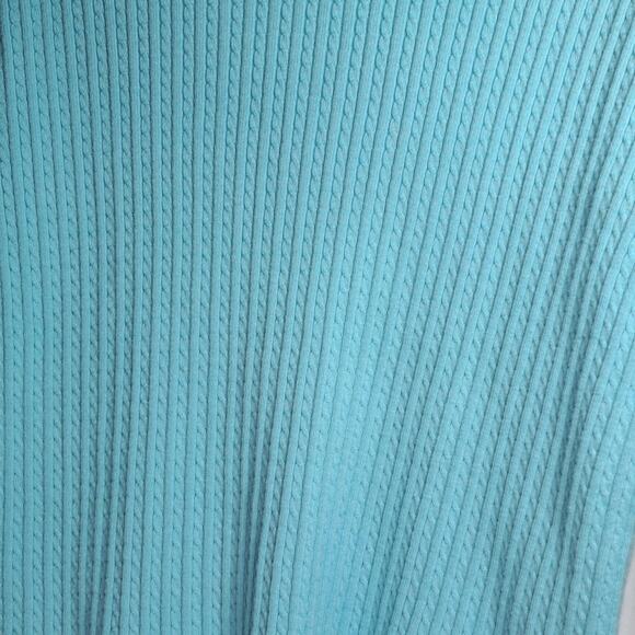 Vintage Lauren Ralph Lauren Sweater Women's Size XL Blue V-Neck 100% Cotton - Picture 4 of 7